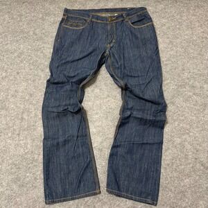 Blac Label Jeans Mens 40x32 Premium Denim Embroidered Y2K Baggy Straight